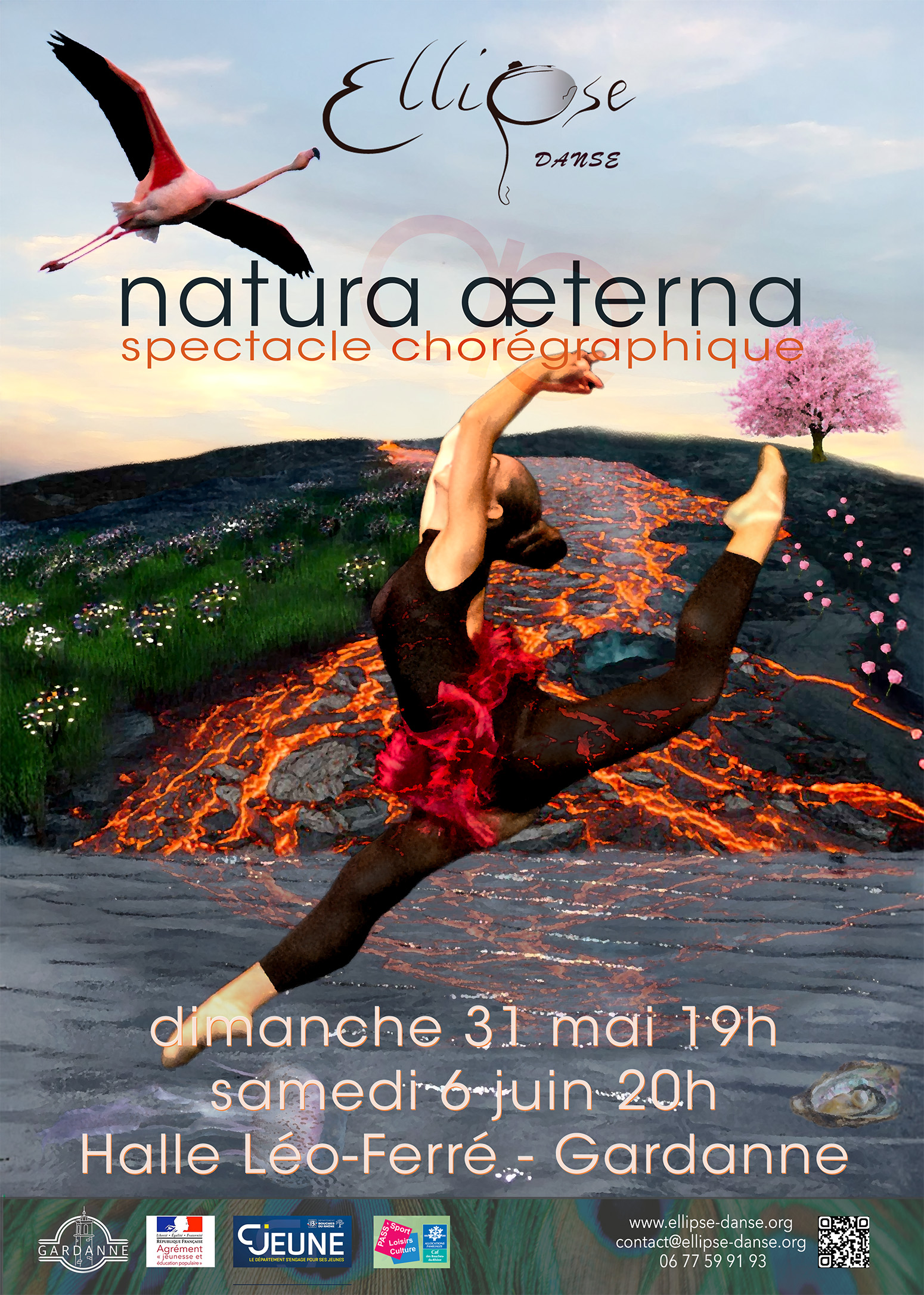 Affiche ELLIPSE DANSE 2026 : Natura æterna